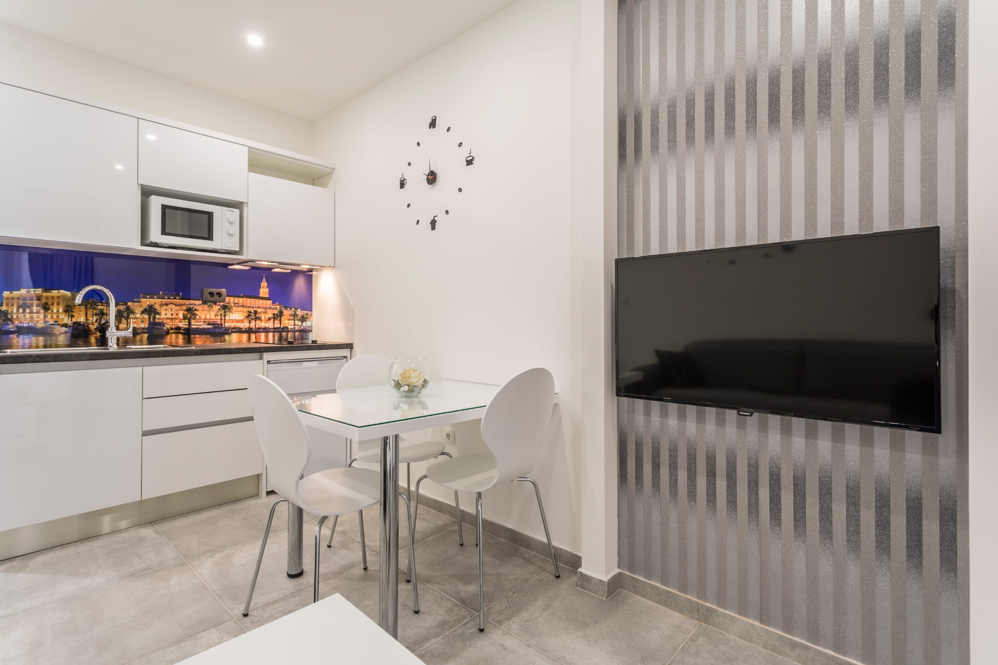 Kitchen and dining area
