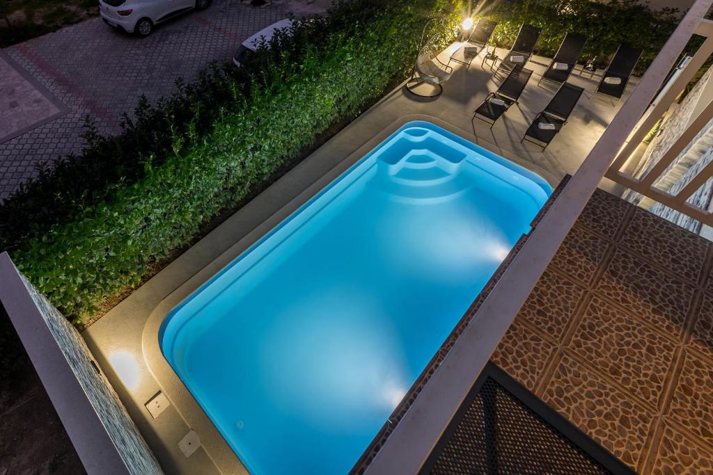 Pool at Holiday apartments Stobreč
